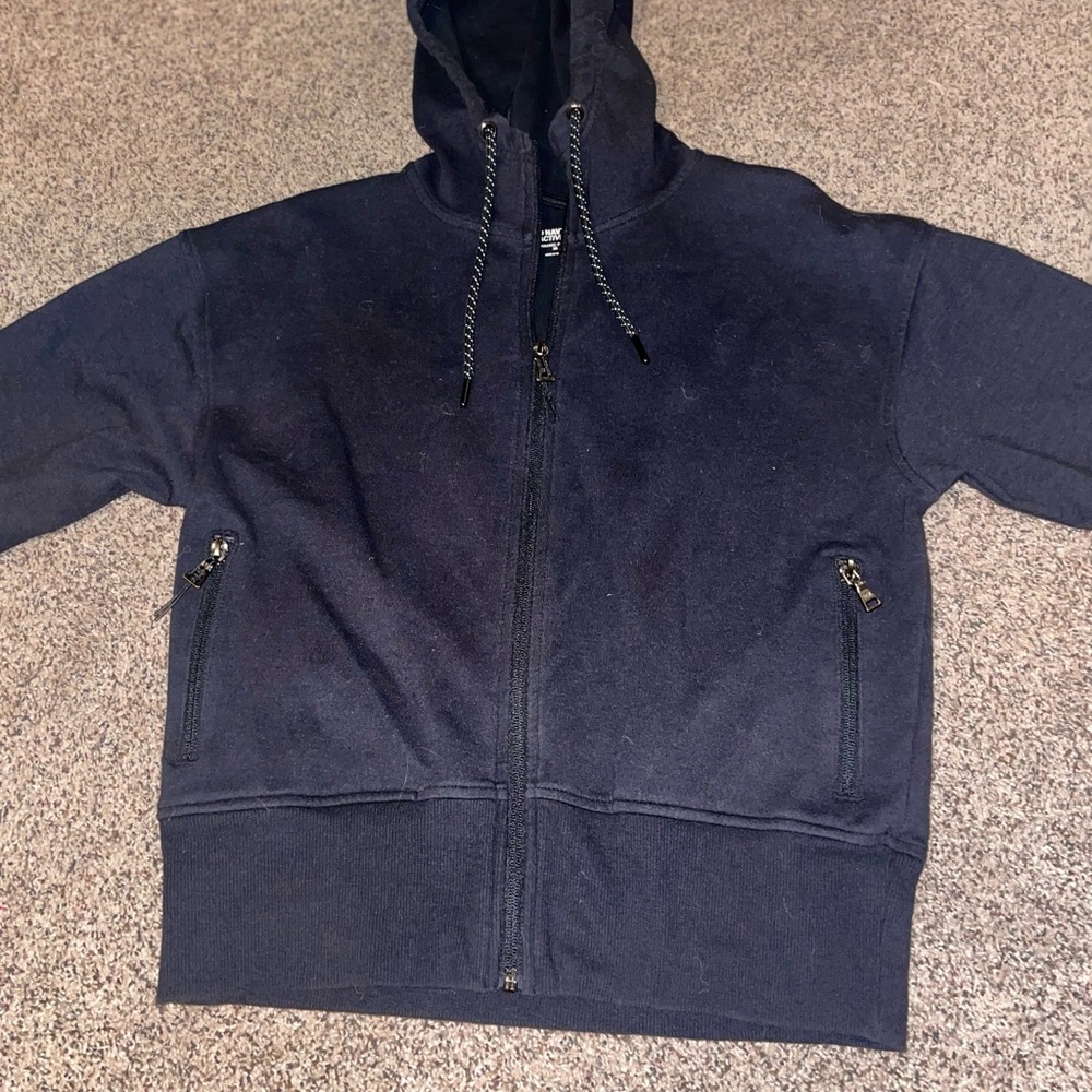 Old Navy Black Zip-Up Hoodie